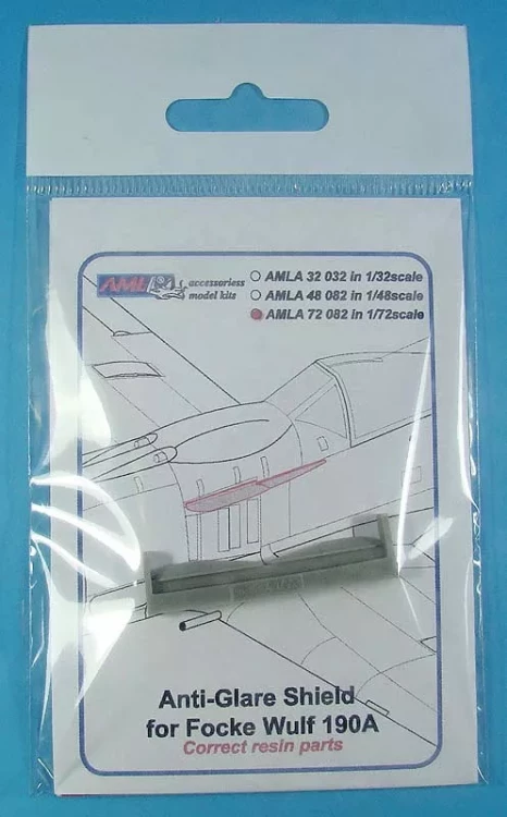 AML AMLA72082 Anti-Glare Shield for Focke Wulf 190A 1/72