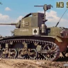 Miniart 35412 M3 Stuart. Early Prod. (6x camo) 1/35