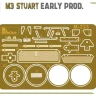Miniart 35412 M3 Stuart. Early Prod. (6x camo) 1/35
