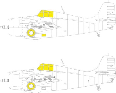 Eduard EX878 Mask F4F-3 TFace (EDU) 1/48