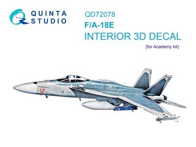 Quinta Studio QD72078 F/A-18E (Academy) 1/72