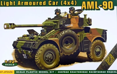 Ace Model 72456 AML-90 Light Armoured Car (4x4) 1/72