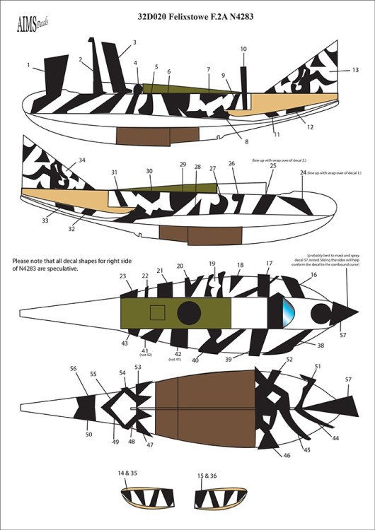 Aims AIMS32D020 Felixstowe F.2A N4283 1/32