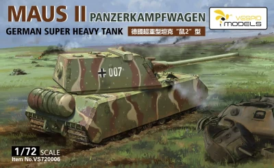 Vespid Models VS720006 Panzerkampfwagen Maus II 1/72