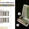 Metallic Details MDP72010 Japan seat belts WWII type 2 1/72