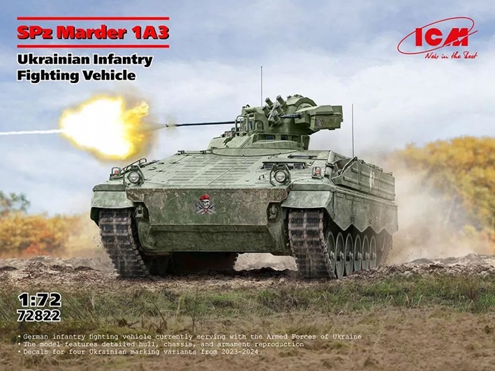 ICM 72822 SPz Marder 1A3 Ukrainian Infantry Fighting V. 1/72