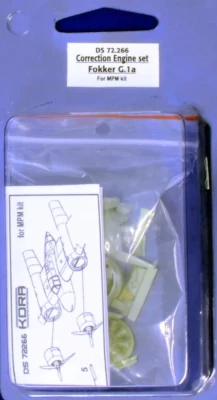 Kora Model DS72266 Fokker G.1a correction engine set (MPM) 1/72