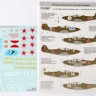 Foxbot Decals FBOT48022A Red Snake: Soviet P-39 Airacobras, Part 2 (Stencils not included) 1/48