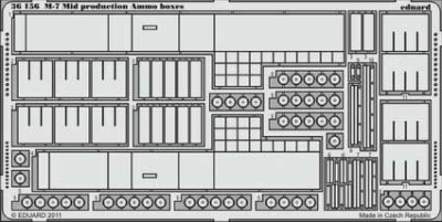 Eduard 36156 M-7 Mid production ammo boxes
