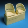 Barracuda Studios BCR48260 British WWI Wicker AGS Seats - No Belts 1/48