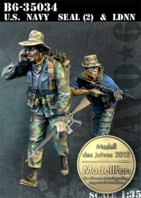 Bravo6 35034 US Navy SEAL (2) &amp; LDNN 1/35