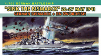 Dragon 7125 "Sink the Bismarck" May 26-27, 1941 1:700