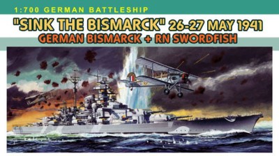 Dragon 7125 &quot;Sink the Bismarck&quot; May 26-27, 1941 1/700