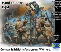 Master Box 35116 Немецкие и британские пехотинцы, WW I, 1/35