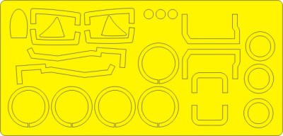 New Ware NWA-M0220 1/48 Mask Su-15 Flagon-A BASIC (TRUMP 02810)