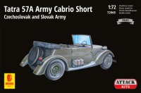 Attack 72965 Tatra 57 Army Cabrio Short Czechoslovak Army 1/72