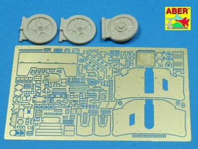 Aber 35110 PaK.97/Pak.38 German 7,5cm Anti tank gun(+resin parts)[7.5cm PaK-97/38] (designed to be used with Dragon kits) 1/35
