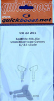 QuickBoost QB32201 Spitfire Mk.Ixc undercarriage covers (REV) 1/32