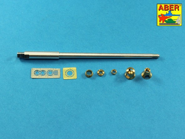 Aber 35 L-215 Barrel for German 88mm Kw.K 43 (L/71) gun used on Tiger B Porsche turret-late (designed to be used with Takom kits) 1/35
