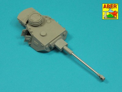 Aber 35 L-329 German 75mm KwK 40 L/48 barrel for Pz.Kpfw.IV Ausf.G, Ausf.H, and Ausf.J without muzzle brake (designed to be used with Dragon kits) 1/35