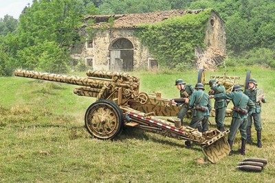 Italeri 07082 15 cm Field Howitzer / 10,5 cm Field Gun 1/72