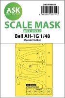 Art Scale 200-M48055 Bell AH-1G Huey canopy frame paint mask (outside only) 1/48