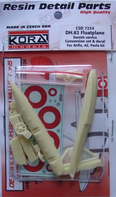 Kora Model CSD7234 DH.82 Floatplane - Conv.set&amp;decal (Danish) 1/72