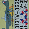 Kora Model DEC4885 Avia CS-92 Turbina (Czechoslovakia) декали 1/48