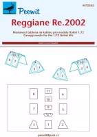 Peewit M72365 Canopy mask Re.2002 (ITAL) 1/72