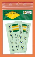 4+ Publications DMK7222 Decals Brazilian AF Insignia (2 sets) 1/72