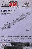 Advanced Modeling AMC 72010 MBD3-U6-68 Multiple bomb racks (2 pcs.) 1/72