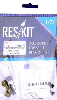 Reskit RS72-0071 N.A. F-100 Super Sabre wheels set (HAS,AMT) 1/72