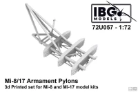 IBG Models U7257 Mi-17 Armament Pylons (3D-Printed) 1/72