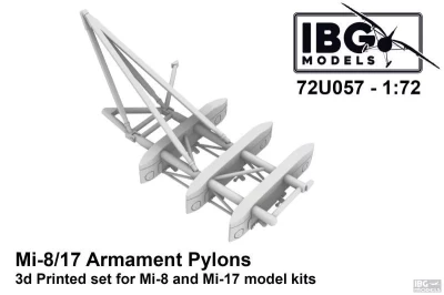 IBG Models U7257 Mi-17 Armament Pylons (3D-Printed) 1/72