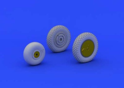 Eduard 648202 P-39 wheels early 1/48
