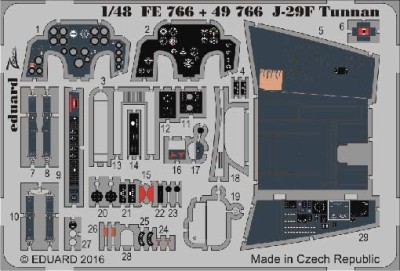 Eduard 49766 J-29F Tunnan 1/48