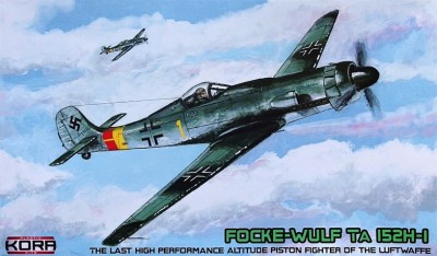 Kora Model KPK72003 Focke-Wulf Ta 152H-I (plastic kit&amp;resin set) 1/72