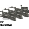 Inside the Armour ITA348010 Vickers K (x4) a set of 4, very highly-detailed Vickers K MGs 1/48