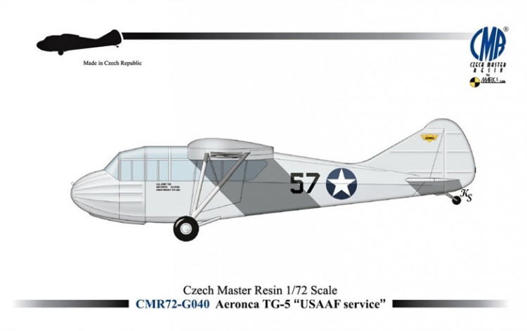 CZECHMASTER CMRG72040 1/72 Aeronca TG-5 USAAF service