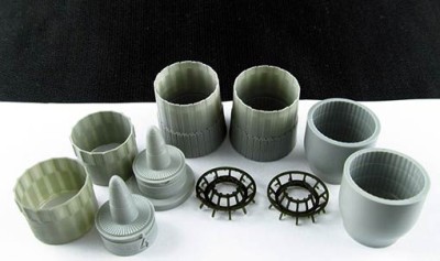 Metallic Details MDR4822 Sukhoi Su-27 Flanker Jet nozzles (designed to be used with Academy kits)[Su-27U Su-27UB] 1/48