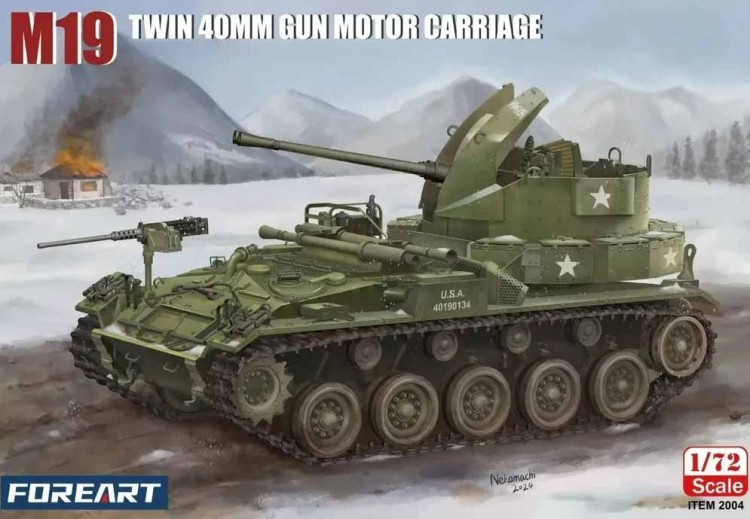 Foreart 2007 ЗСУ США М-19 1/72