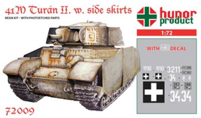 Hunor Product 72009 41M TurAn II. (w. sides kirts) 1/72