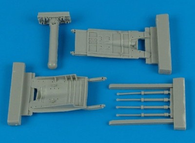 Aires 4365 MiG-29 Fulcrum airbrakes - fit to model ACADEMY 1/48