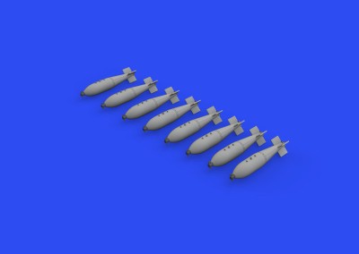 Eduard 672276 BRASSIN British 1000lb free fall bombs 1/72