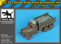 BlackDog T72104 Zil 157 Soviet army truck access.set (TRUMP) 1/72