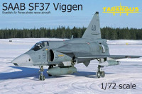 Tarangus 72004 1/72 SAAB SF37 Viggen Swedish AF Reccon. (3x camo)