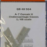 QuickBoost QB48904 A-7 Corsair II undercarriage covers (TAM) 1/48