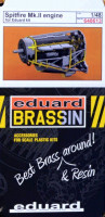Eduard 648613 BRASSIN Spitfire MkII engine (EDU) 1:48