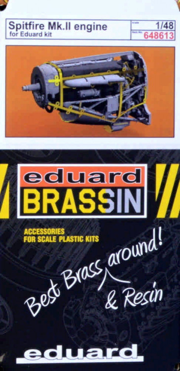 Eduard 648613 BRASSIN Spitfire MkII engine (EDU) 1:48