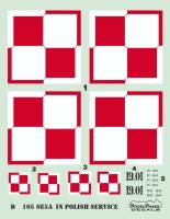 Model Maker Decals D72105 Royal_Aircraft_Factory Se.5a in Polish service 1/72